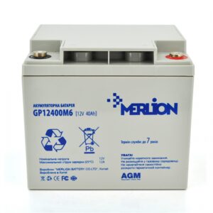 Акумулятор MERLION GP12400M6 40Ah 12V AGM