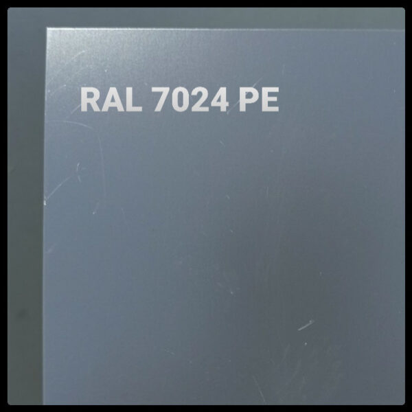 Гладкий лист PE  ⁇  0,7 мм  ⁇  RAL 7024  ⁇  EcoSteel  ⁇ - Зображення 2
