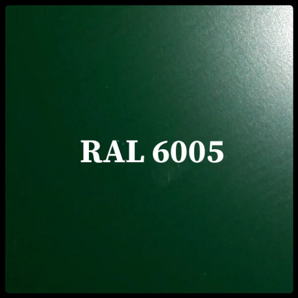 Гладкий лист POLYSTEEL — 0,45 мм / 1250 мм / PEMA / RAL 6005 темно-зелений - Зображення 4