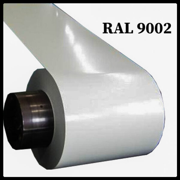 Гладкий лист 0,47 мм "Arvedi" Polyester RAL 9002 - Зображення 5