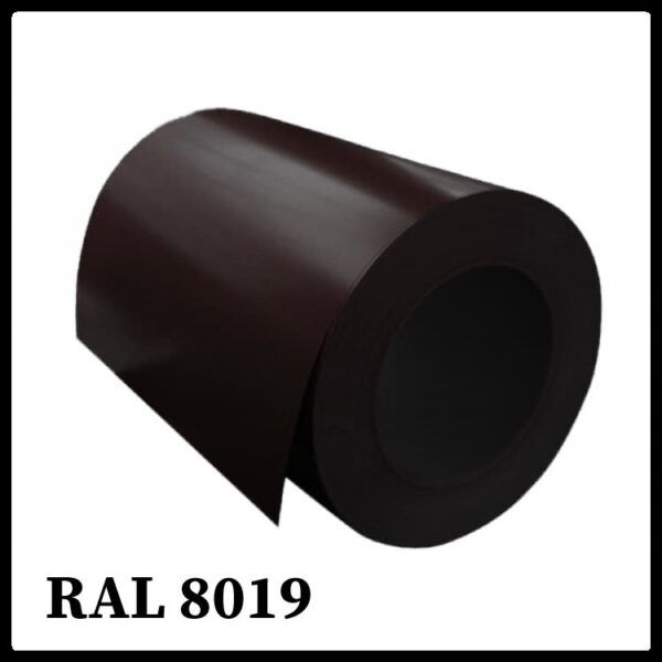 Гладкий лист 0,47 мм "Arvedi" Polyester RAL 8019 - Зображення 4