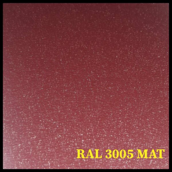 Mатовий Гладкий Лист 0,5 мм  ⁇  Arcelor Mittal  ⁇  RAL 3005 - Зображення 3