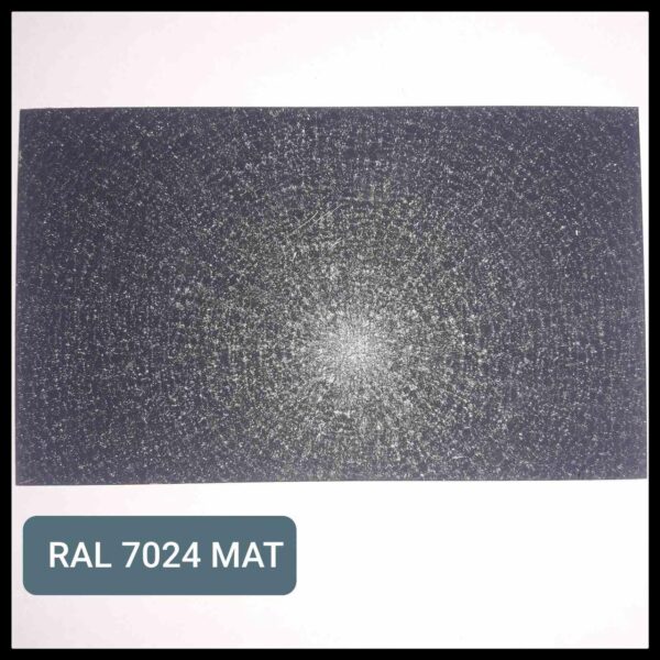 Гладкий лист 0,47 мм "Arvedi" MAT RAL 7024 - Зображення 2