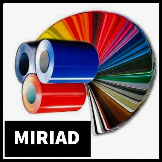 Гладкий лист — 0,5 мм  ⁇  "Miriad" ( Франція)  ⁇  RAL 9005 - Зображення 2