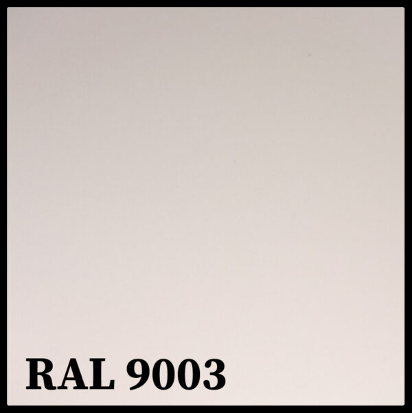 Гладкий лист 0,47 мм "Arvedi" Polyester RAL 9003 - Зображення 5