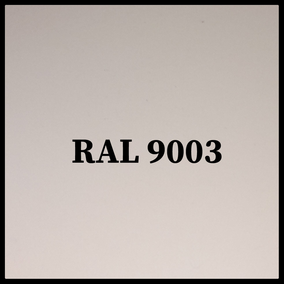 Гладкий лист PE 0,5 мм • Marcegaglia • RAL 9003 - Зображення 8