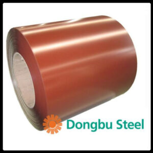 Рулонна сталь "Dongbu Steel" ( Корея) 0,45 мм — гладкий лист із полімерним покриттям RAL 3009