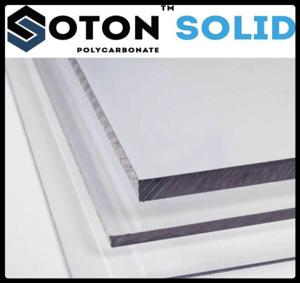 Монолітний полікарбонат — Soton SOLID  4 мм (прозорий)