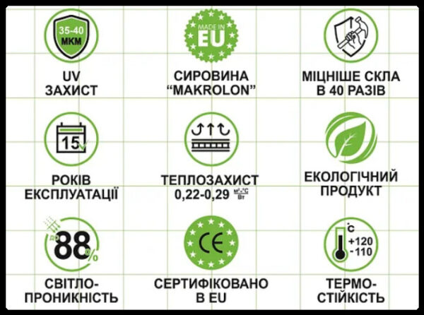 Монолітний полікарбонат ❑ Soton SOLID 8 мм  (Прозорий) - Зображення 9
