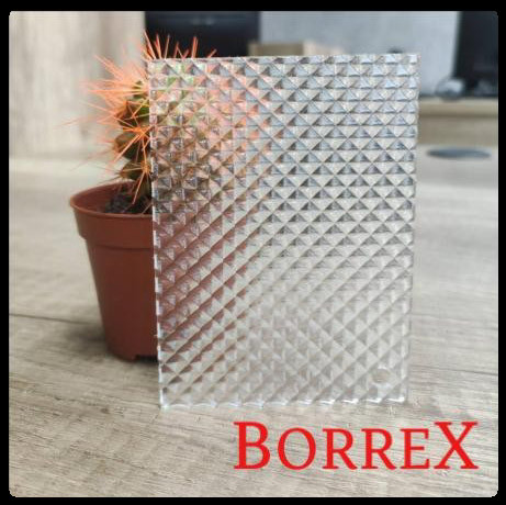 Монолітний полікарбонат — "BORREX" PRIZM ШАГРЕНЬ 2 ММ - Зображення 3