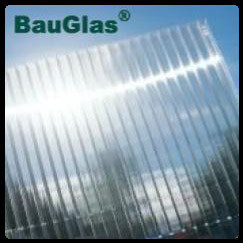 Стільниковий полікарбонат 4 мм BauGlas ST Longlife 1UV прозорий Стандарт (Сербія) - Зображення 2