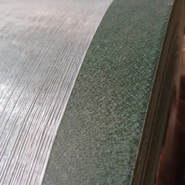 Гладкий лист POLYSTEEL — 0,45 мм / 1250 мм / PEMA / RAL 6020 блідо-зелений - Зображення 5