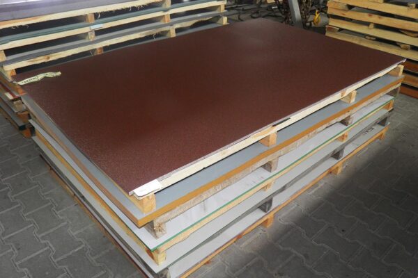 Гладкий лист POLYSTEEL — 0,45 мм / 1250 мм / PEMA / RAL 8017 шоколадно-коричневий - Зображення 3