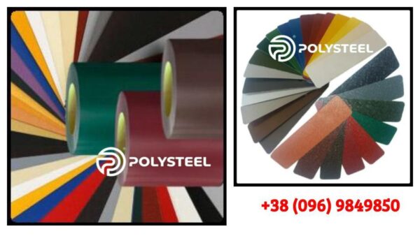 Гладкий лист POLYSTEEL — 0,45 мм / 1250 мм / PEMA / RAL 8019 темно-коричневий - Зображення 7